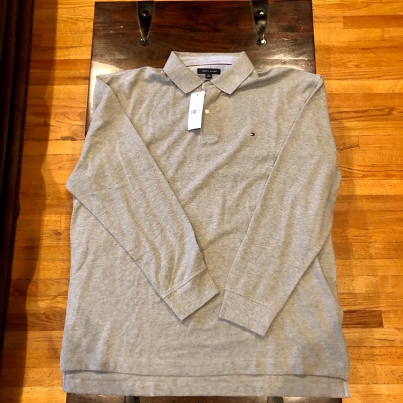 NWT Tommy Hilfiger XXL Long Sleeve Polo - Picture 3 of 5